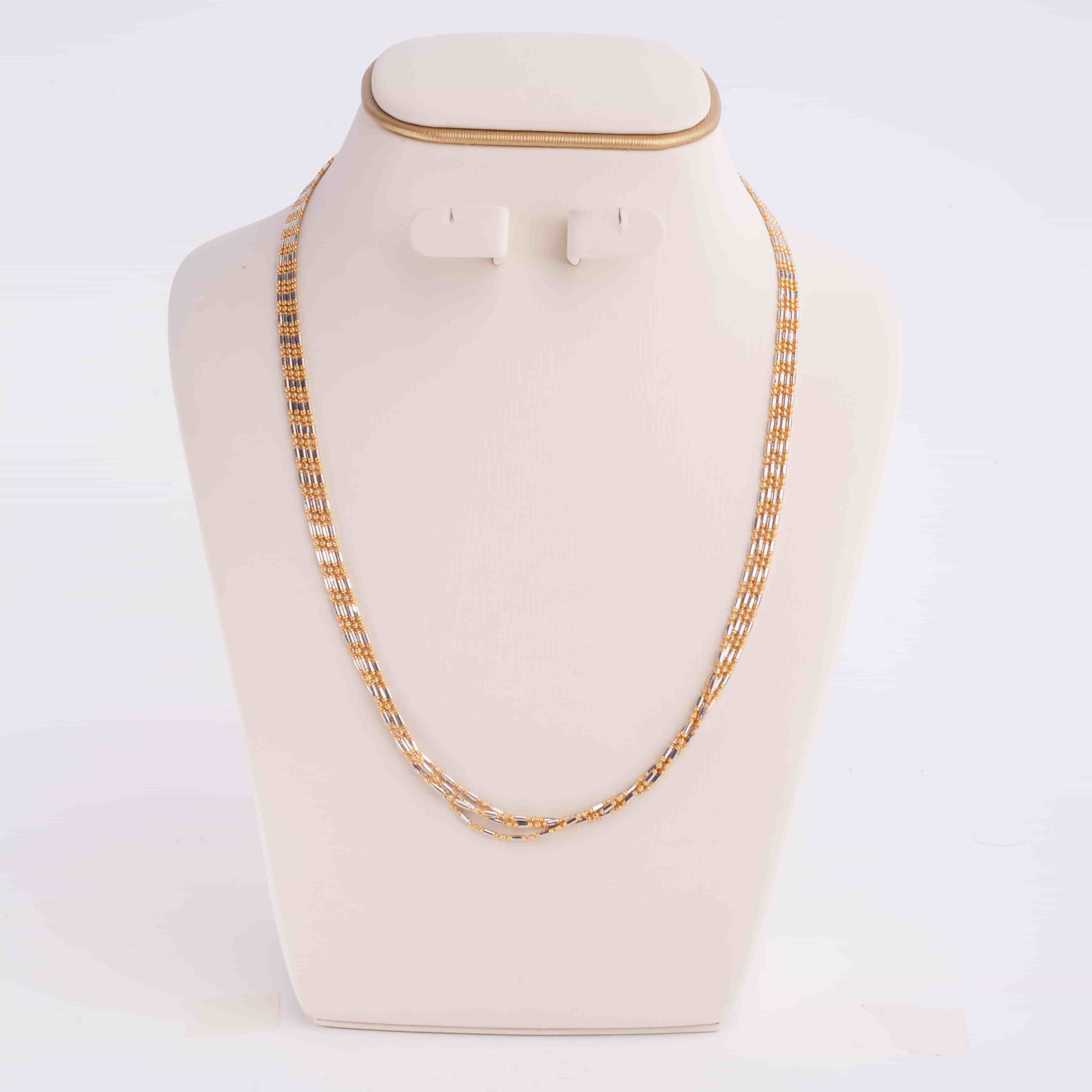 18 Carat Two-Tone Gold Chain